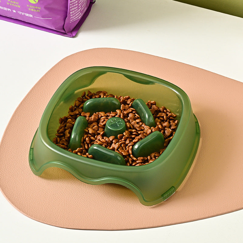 Pet Dog Slow Anti-Suffocation Anti-Choking Water Feeder Bowl