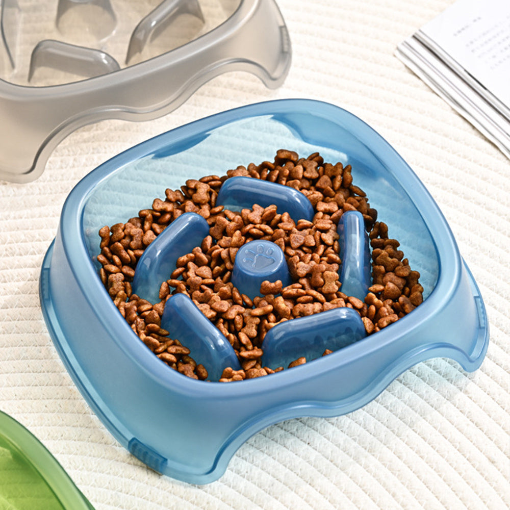 Pet Dog Slow Anti-Suffocation Anti-Choking Water Feeder Bowl