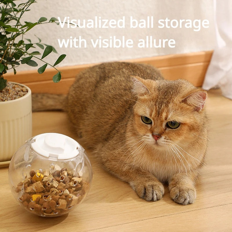 Dog Cat Slow Feeding Ball Food Leakage Smart Toy Feeder