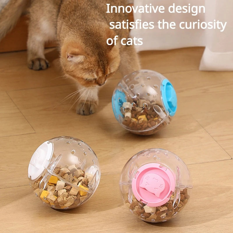 Dog Cat Slow Feeding Ball Food Leakage Smart Toy Feeder
