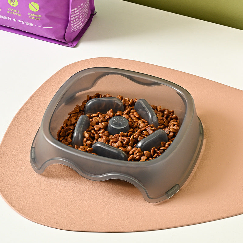 Pet Dog Slow Anti-Suffocation Anti-Choking Water Feeder Bowl