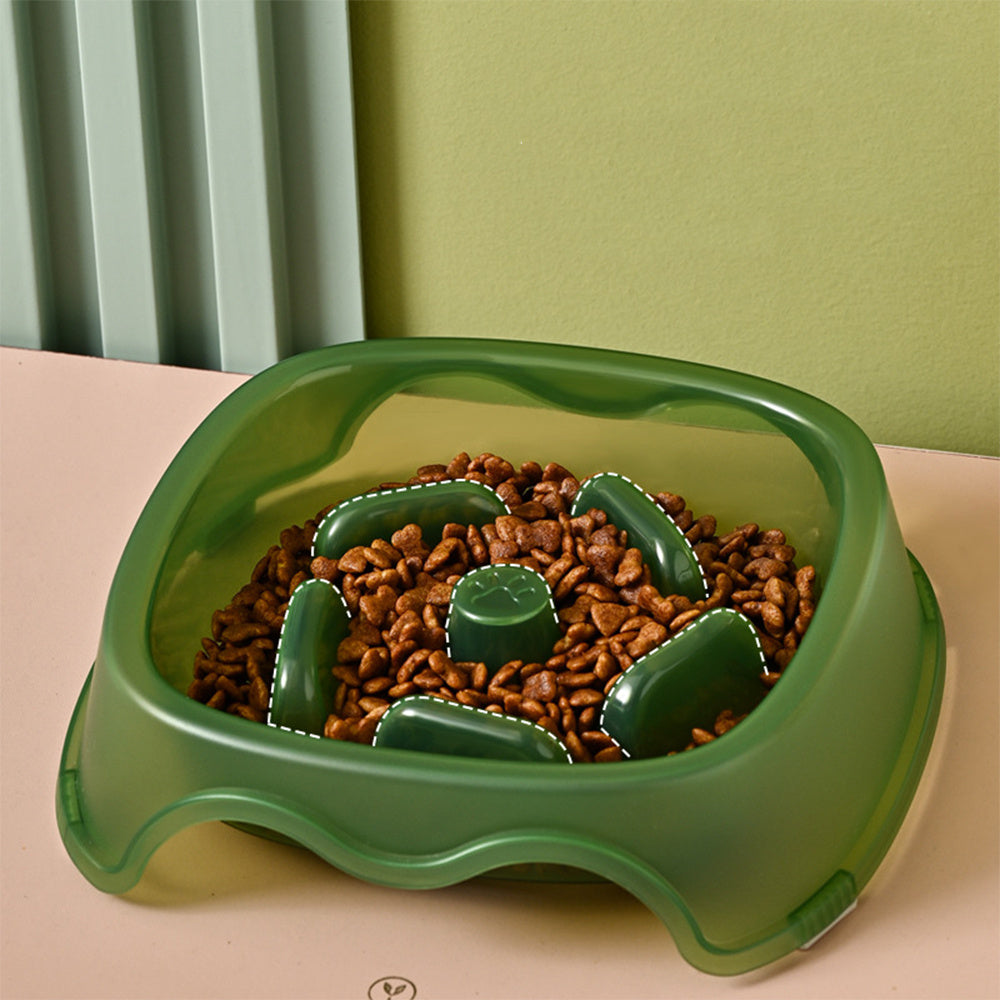 Pet Dog Slow Anti-Suffocation Anti-Choking Water Feeder Bowl