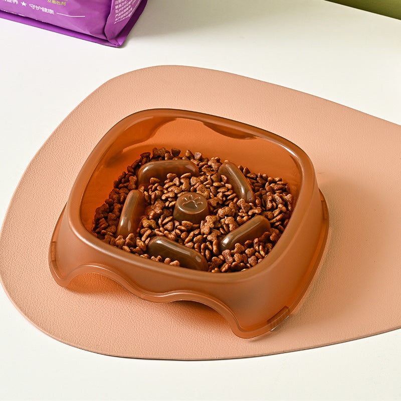 Pet Dog Slow Anti-Suffocation Anti-Choking Water Feeder Bowl